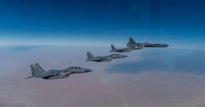 HamaraTimes.com | US flies B-52 bombers over Middle East for third time this year | Joe Biden News