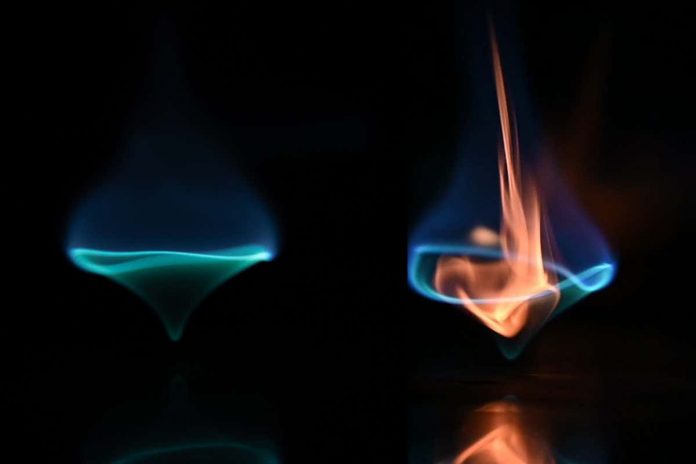HamaraTimes.com | Blue whirl that consumes all fuel it encounters is three flames in one
