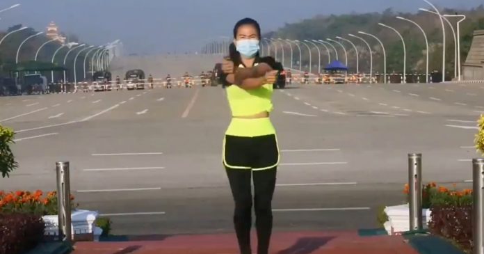 HamaraTimes.com | Myanmar aerobics instructor dances through military coup | Myanmar News