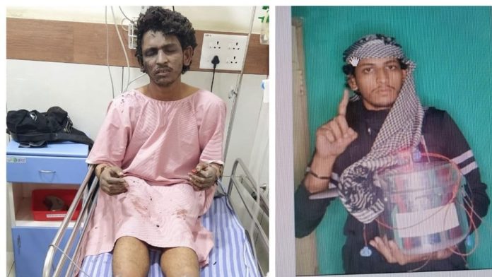 शारिक की प्रेशर कुकर बम के साथ तस्वीर