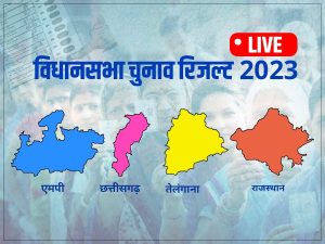 विधानसभा चुनाव परिणाम 2023 अपडेट