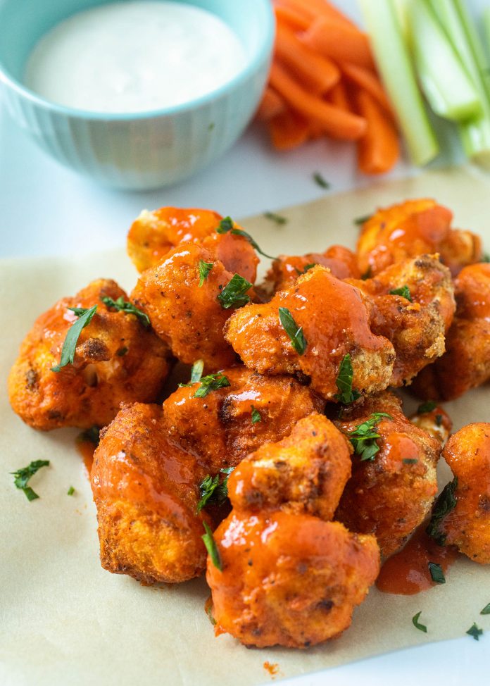 HamaraTimes.com | Air Fryer Cauliflower Buffalo Wings Recipe