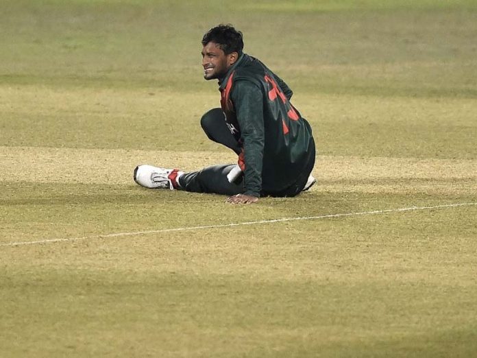 HamaraTimes.com | BAN vs WI: Shakib Al Hasan Says Groin Doesn't Look Alright But Need To Wait For 24 Hours
