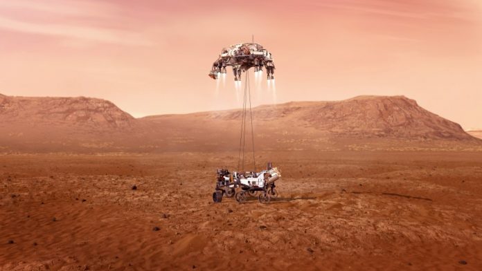 मंगल ग्रह पर नासा की पर्सिवरेंस रोवर उतरा