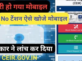 सीईआईआर पोर्टल के माध्यम से खोए हुए या चोरी हुए फोन को कैसे ढूंढे