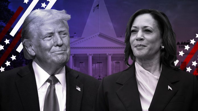 harris vs trump चुनाव परिणाम आज