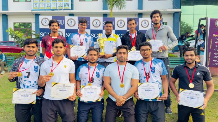 Inter college volleyball tournament में IMS की टीम अव्वल