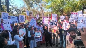 DU में UGC Regulation 2026 पर अधिकार रैली